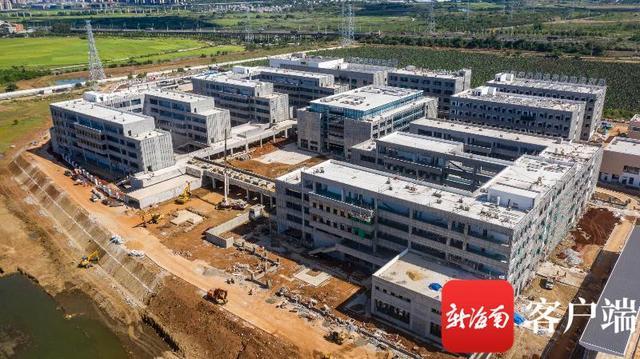 瞰海南|上海世外附属海口学校项目建设收尾 预计7月底完工交付